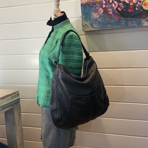 COWBOYSBAG Black leather Hobo Extra Large - Picture 2 of 9